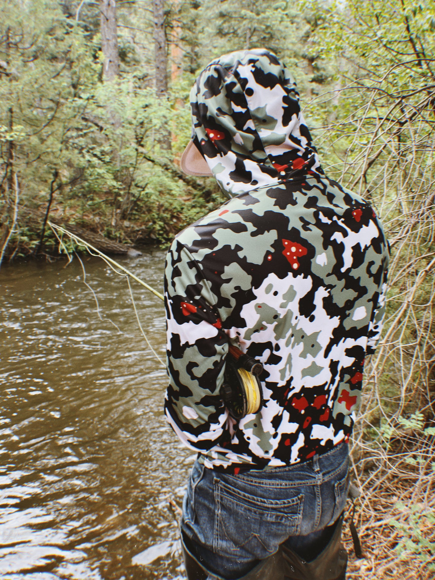 Trout Camo UPF 50+ Fishing Hoodie