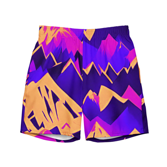 Rad Mountain Camo Men's Swim Trunks