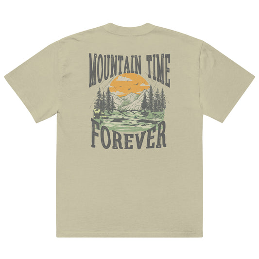 Mountain Time Forever Oversized Faded T-shirt