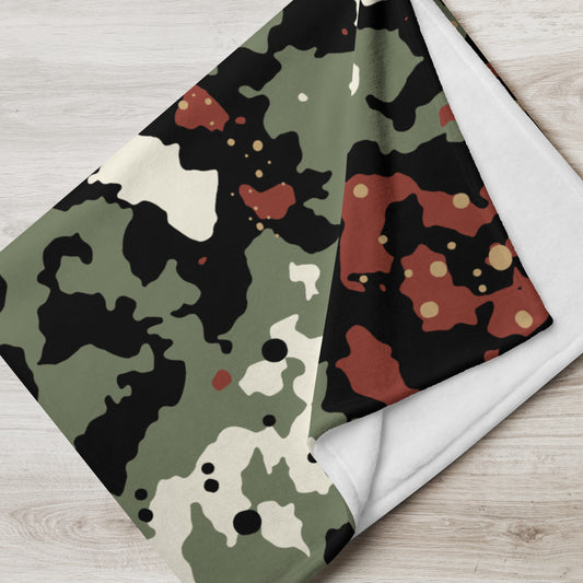 Holiday Trout Camo Throw Blanket