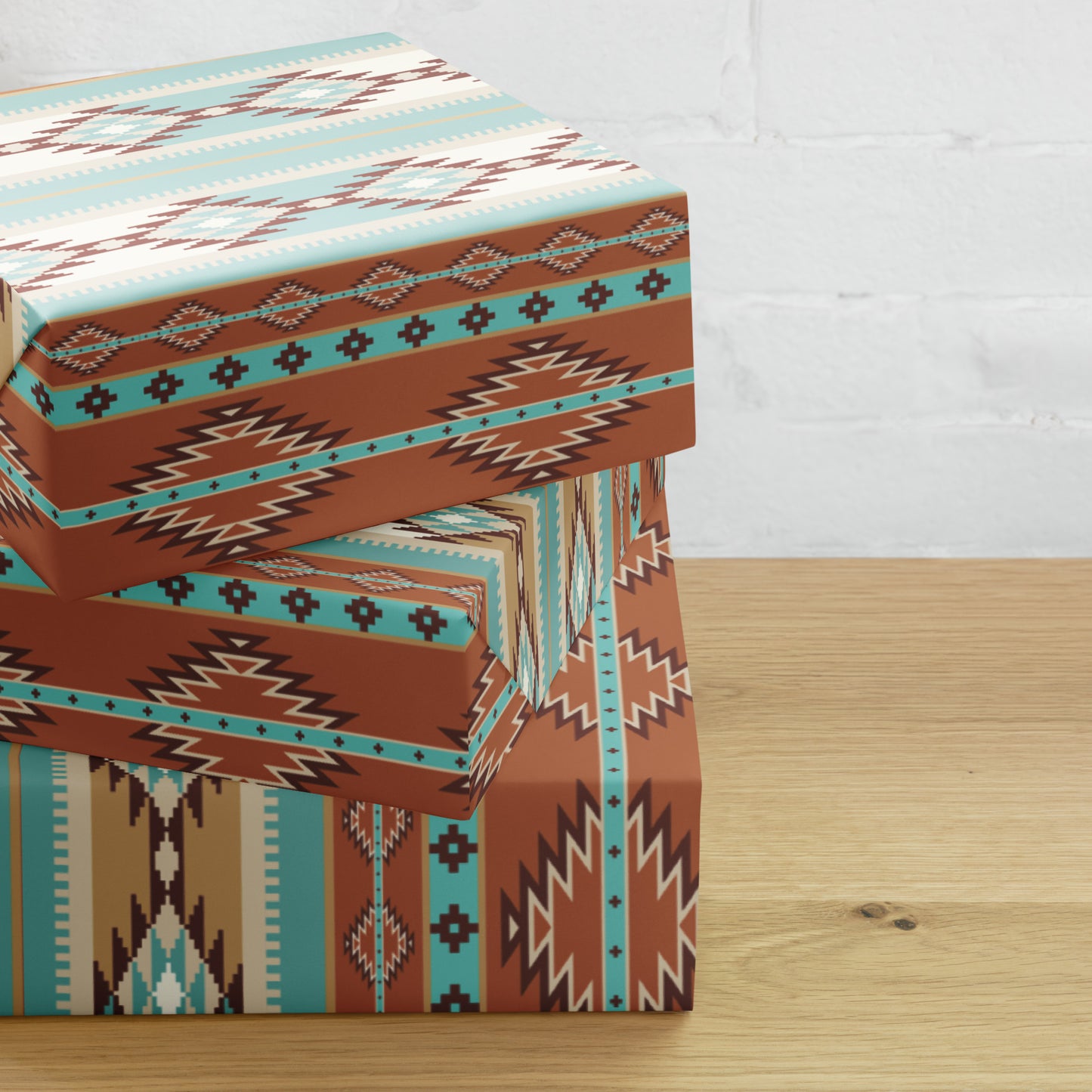 Mesa Aztec Christmas Wrapping Paper
