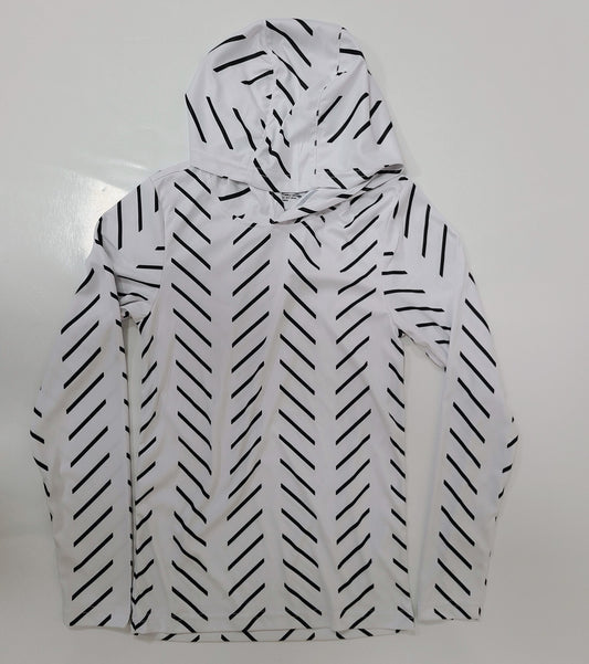 Geo-Print Youth Dweller UPF 50+ Hooded Shirt